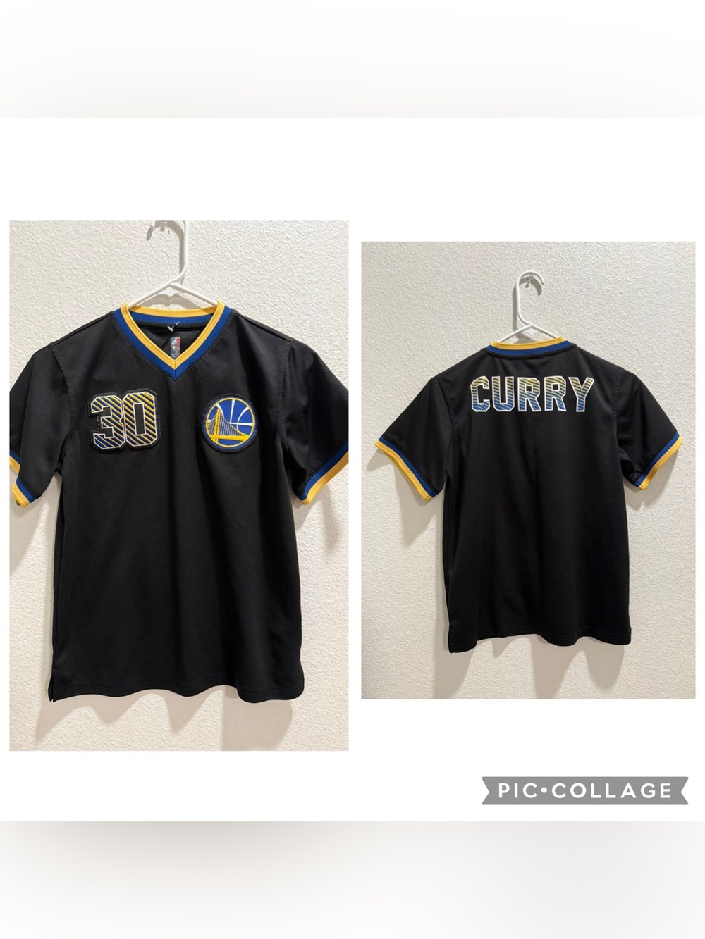 Golden State Warriors Curry #30 Kids Jersey